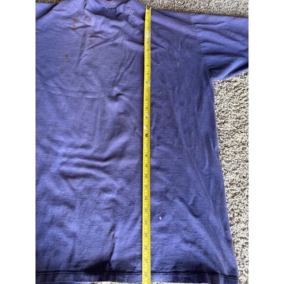 VTG ‘92 Notre Dame Fighting Irish Team Edition Thrashed Faded Blue XL Dbl Sleeve - Picture 10 of 10